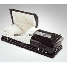 US Style Solid Mahogany Wood Casket (70H0014)